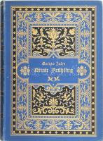 Gustav Jahn: Neuer Frühling. Brautlieder von - -. Magdeburg, 1868, Heinrichshofen&#039;sche Buchhandlung. Német nyelven. Kiadói dúsan aranyozott, festett egészvászon-kötés, aranyozott lapélekkel, a borítón kis kopásnyomokkal, későbbi ajándékozási sorokkal.