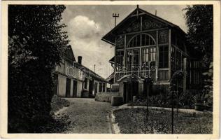 1936 Csíz, Csízfürdő, Kúpele Cíz; utca, nyaraló, üzlet / street view, villa, shop (EK)