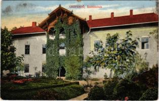 1918 Csíz, Csízfürdő, Kúpele Cíz; Pazar szanatórium. Herskovits Mór kiadása 51.sz.-1913 / sanatorium (kopott élek / worn edges)