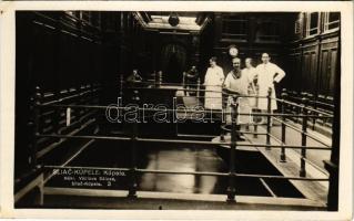 1928 Szliács-fürdő, Kúpele Sliac; fürdő, belső / spa, bathhouse, interior. photo