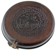 Tóth Sándor (1933-2019) "Csenger / Tsenger 1742 sigil nobil oppidi" kétoldalas bronz plake...