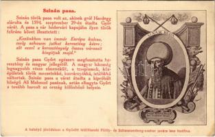 Győr, Szinán pasa. A befolyó jövedelem a Győrött felállítandó Pálffy- és Schwarzenberg-szobor javára lesz fordítva