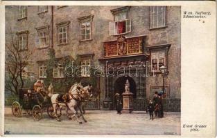 Wien, Vienna, Bécs I. Hofburg, Schweizertor / palace gate, B.K.W.I. 208/8 s: Ernst Graner