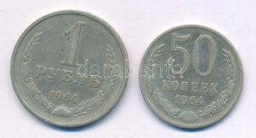 Szovjetunió 1964. 50k Cu-Ni + 1R Cu-Ni T:XF
Soviet Union 1964. 50 Kopeks Cu-Ni + 1 Ruble Cu-Ni C:XF