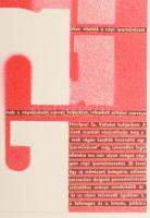 Lobkovitz Eleonóra (-): össz. 7 db dekoratív-geometrikus terv. Kollázs, papír. Jelzés nélkül. 2 db p...