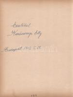 Páger Antal (1899-1986) Kossuth-díjas színész autográf aláírása és datálása (1944. III. 3.) egy 190x...