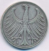 NSZK 1951G 5M Ag T:XF patina 
FRG 1951G 5 Mark Ag C:XF patina 
Krause KM#112