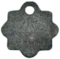 1925. "Borsod, Gömör és Kishont Vármegyék" ebadójegy / kutyabárca, "6957" sorszá...