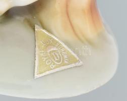 Royal Dux ágaskodó ló. Jelzett, hibátlan, m: 20,5 cm