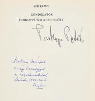 Szíj Rezső: Gondolatok Prokop Péter képei előtt. A szerző, Szíj Rezső (1915-2006) református lelkész...