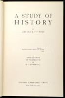 Arnold J. Toynbee: A study of history. Abridgement of volumes I-VI. by D. C. Somervell. New York - London, 1953, Oxford University Press. Angol nyelven. Kiadói egészvászon-kötés.