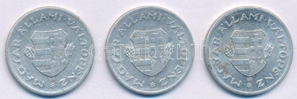 1946. 1Ft Al "Kossuth-címer" (3x) T:XF,VF Adamo F6