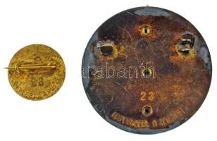 1954. "Magyar Partizán Emlékérem" zománcozott, sorszámozott "23", bronz kitüntet...