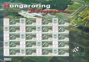 2005 Hungaroring bélyegem promóciós ív sorszám nélkül (11.000)