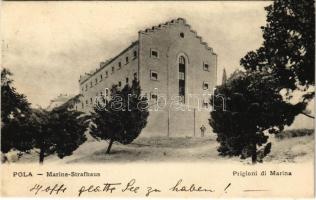 1907 Pola, K.u.k. Kriegsmarine Marine Strafhaus / Prigioni di Marina / Osztrák-magyar haditengerészeti börtön / Austro-Hungarian Navy prison