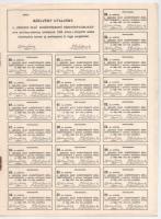 Szeged 1913. "Szegedi Első Borértékesítő Részvénytársaság" névre szóló részvénye 300K-ról,...