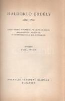 Erdély öröksége I-X. Erdélyi emlékírók Erdélyről. Ravasz László bevezetésével. Cs. Szabó László közr...