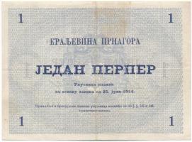 Montenegró 1914. 1P T:F szép papír
Montenegro 1914. 1 Perpera C:F fine paper
Krause P#9