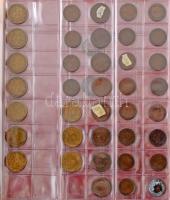 86db-os, főleg német érmékből álló tétel jó állapotú berakóban T:vegyes
86pcs coin lot, mostly from...