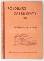 Vitéz Temesy Győző Dr. főtitkár: Földrajzi zsebkönyv. Bp., 1940, Magyar Földrajzi Társaság. Kiadói papírkötés, jó állapotban.