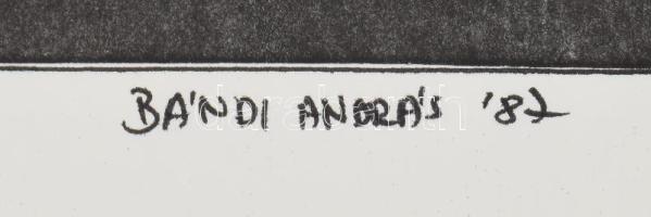 Bándi András (1952-): LTL (6 db sokszorosított grafika). Xerox (fénymásolat), papír, mindegyik jelze...