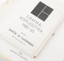 Bartók 32 Galéria 1970-es és 80-as években kiadott kiállítási katalógusai a kor jelentős kortárs kép...