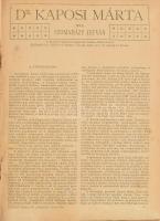 Kolligátum klf újságok mellékleteiből, félvászon kötésben, széteső állapotban