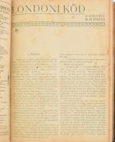 Kolligátum klf újságok mellékleteiből, félvászon kötésben, széteső állapotban