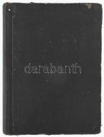 Kolligátum klf újságok mellékleteiből, félvászon kötésben, széteső állapotban