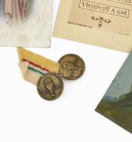 15 darabos vegyes szentkép tétel + 2 darab Madarassy Walter (1909-1994) 1938. "XXXIV. Nemzetköz...