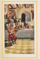 Gárdonyi Géza: Egri csillagok. Biczó András színes képeivel és rajzaival díszített kiadás. Bp.,én.,D...