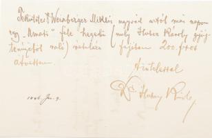 1886 Bp., Dr. Hubay Károly (1853-1896) ügyvéd, zenetörténész, a Harmonia Zeneműkiadó és Zongoragyár ...