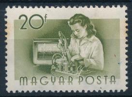 1955 Munka 20f IV számvízjellel