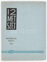 1962 12 metszet. A párizsi ex libris kongresszus magyar ajándékmappája. Gross Arnold (Arnold könyve)...