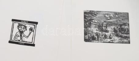 1961 10 metszet. A Kisgrafika Barátok Köre kiadványa a lipcsében megtartott VIII. Európai Exlibris K...