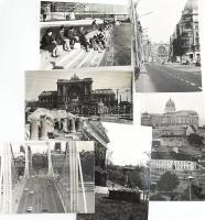1959-1967 "Ismeretlen fotós" fotóhagyatéka, városképek, nagyrészt budapesti fotók, közte P...