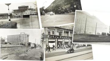 1959-1967 "Ismeretlen fotós" fotóhagyatéka, városképek, nagyrészt budapesti fotók, közte P...