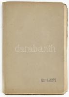 cca 1950 Kriegler Erzsébet (1929-) későbbi építész Ókori építészet II. egyetemi jegyzet, rendkívül gazdag kézzel készült rajzanyaggal.. Kb. 100 beírt és rajzolt oldal, korabeli nevesített papírmapábban