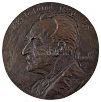 Kunvári Lilla (1897-1984) DN "Petényi Géza 1889-1965" kétoldalas, öntött bronz plakett (~1...