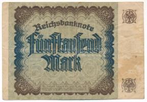 Németország / Weimari Köztársaság 1922. 5000M T:F,VG folt, apró szakadás
Germany / Weimar Republic ...