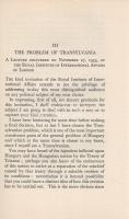 Bethlen, [István] Stephen: 
The Treaty of Trianon and European Peace. Four Lectures delivered in Lo...
