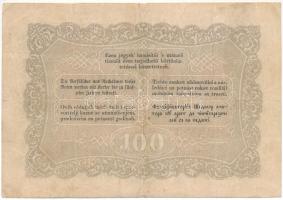 1848. 100Ft "Kossuth bankó", rendkívül halvány "DL. 43077(?)" sorszámmal T:F 
H...