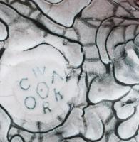 Gorka Géza (1895-1971), Iparművészeti Vállalat: Kosfejes kínáló. Jelzett, repesztett mázas kerámia, ...