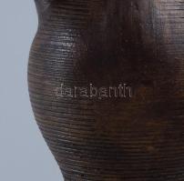 Graf Stoob kerámia boros edény, jelzett, m: 12,5 cm