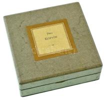 Kiss György (1943-2016) 2002. "Pro Eötvös Díj" kétoldalas bronz emlékérem, eredeti dísztok...