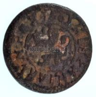 Spanyolország 1602. 2m Cu &quot;III. Fülöp&quot; (1,38g) T:F Spain 1602. 2 Maravedis Cu &quot;Philip III&quot; (1,38g) C:F Krause KM#3