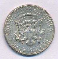Amerikai Egyesült Államok 1969D 1/2$ Ag "Kennedy" T:XF patina USA 1969D 1/2 Dollar Ag &quo...