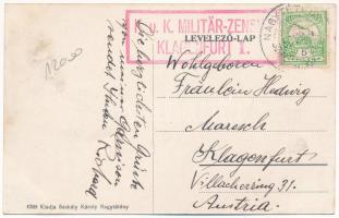 1915 Budapest XXII. Nagytétény, Fő utca, Római katolikus templom, HÉV villamos. Szakály Károly kiadá...