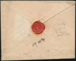 ~1820 Unpaid cover "PESTH" - Bozsok ~1820 Portós levél "PESTH" - Bozsok