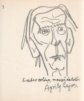 Rózsahegyi György: 
Új magyar Parnasszus. Rózsahegyi György írókarikatúrái. (Dedikált.)
[Budapest]...